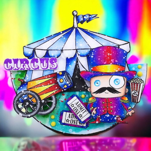 AALL And Create A6 Photopolymer Clear Stamp Set-The Big Top - 5A002GJ7-1GJ12 AALL And Create A6 Photopolymer Clear Stamp Set-The Big Top - 5A002GJ7-1GJ12