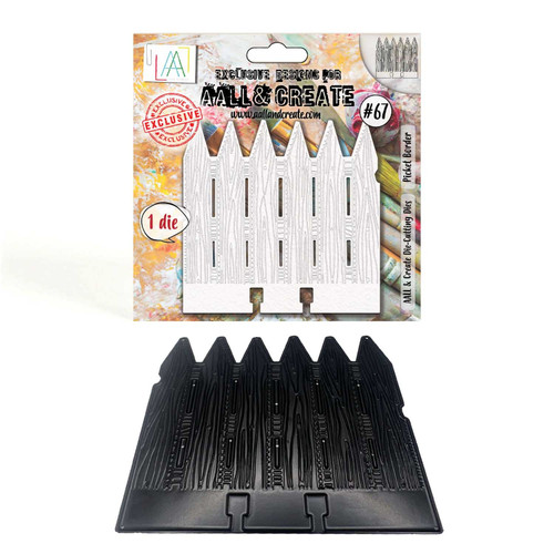 AALL And Create Die-Picket Border - 5A002GJ0-1GJ0P - 5060979167390