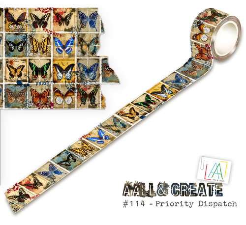 AALL And Create Layer-It-Up Washi Tape -Priority Dispatch - 5A002GHG-1GJ0Q - 5060979167666