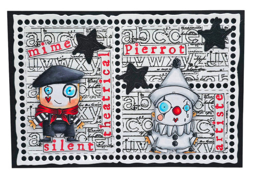 AALL And Create A6 Photopolymer Clear Stamp Set-Bits Of Alpha - 5A002GJJ-1GJ14