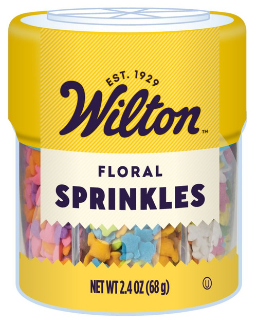 3 Pack - Jimmies Sprinkles 2.4oz-Flowerful, 6 Cell - W5362 - 070896653628