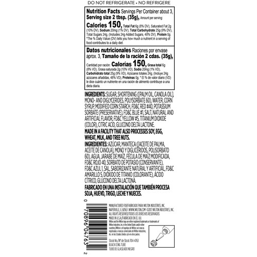 6 Pack - Decorating Icing 4.25oz-Black - WD704-4763 6 Pack - Decorating Icing 4.25oz-Black - WD704-4763