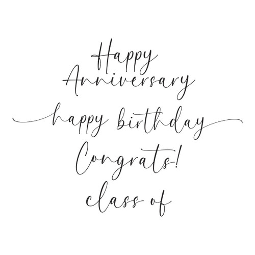 Spellbinders Press Plates From The Color Mix Celebrations-Sweeping Celebration Sentiments 5A002HXB-1GKGS