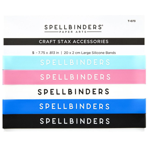 Spellbinders Craft Stax Silicone Bands-Large - 5A002HXZ-1GKH0 - 810146547723
