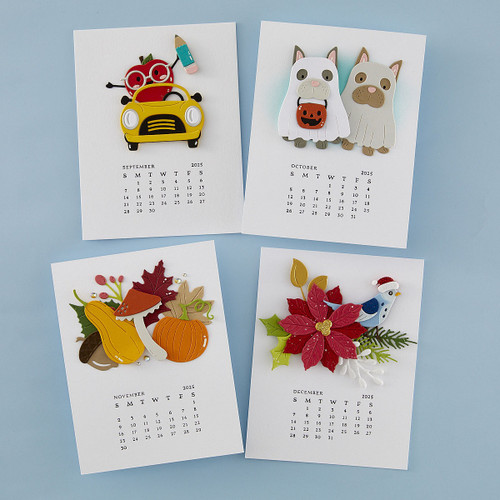 Spellbinders Press Plates From Florals Through The Year-2025 DIY Calendar - 5A002HXL-1GKH5 Spellbinders Press Plates From Florals Through The Year-2025 DIY Calendar - 5A002HXL-1GKH5