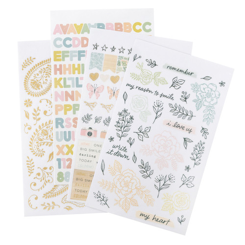 3 Pack - Gingham Garden Sticker Book-412/Pkg - CP014021 3 Pack - Gingham Garden Sticker Book-412/Pkg - CP014021