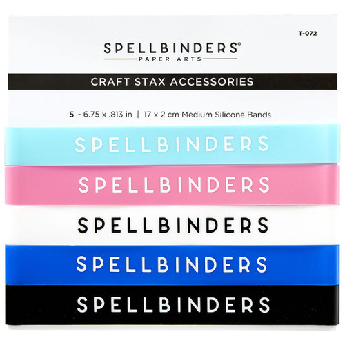 Spellbinders Craft Stax Silicone Bands-Medium - 5A002HXP-1GKHF - 810146547716
