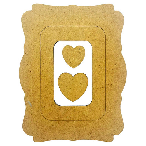 3 Pack - Stamperia Crafty Shapes-Alterego Frames And Hearts - 5A002FST-1GH7X