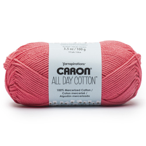 3 Pack - Caron All Day Cotton Yarn-Cherry - 5A002G8W-1GHT6 - 057355562875