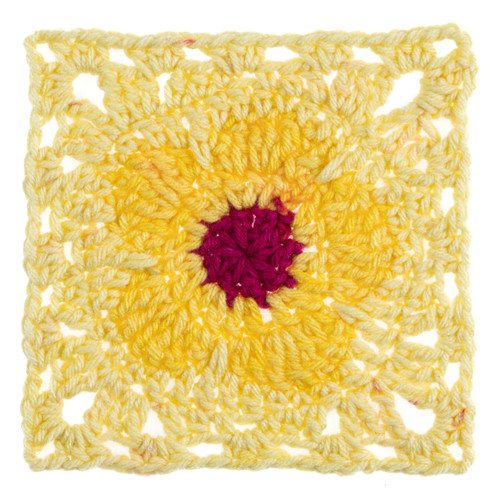 3 Pack - Red Heart All In One Granny Square Yarn-DILLY DAYLILY - 5A002GBS-1GHVG