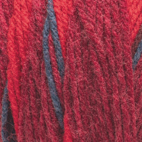 3 Pack - Red Heart All In One Granny Square Yarn-BURGUNDY BLOSSOM - 5A002GBS-1GHVX