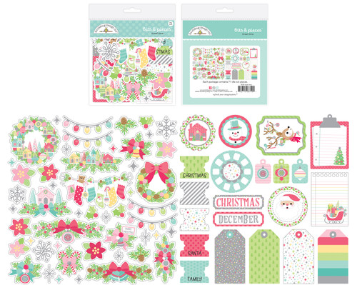 Doodlebug Bits & Pieces Die-Cuts-Tinsel Time - 5A002HJK-1GK6H - 842715087491