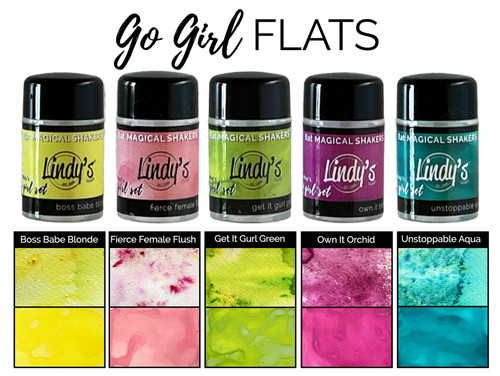 Lindy's Stamp Gang Magical Shaker 2.0 Set 5/Pkg-Go Girl Flats - 5A002HN9-1GK6V - 818495018666
