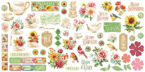 Graphic 45 Ephemera Set-Season To Celebrate - 5A002HP1-1GK7S - 810070166830