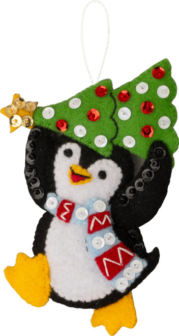 Bucilla Felt Ornaments Applique Kit Set Of 6-Polar Pals Ornaments - 5A002HRW-1GKB8 Bucilla Felt Ornaments Applique Kit Set Of 6-Polar Pals Ornaments - 5A002HRW-1GKB8