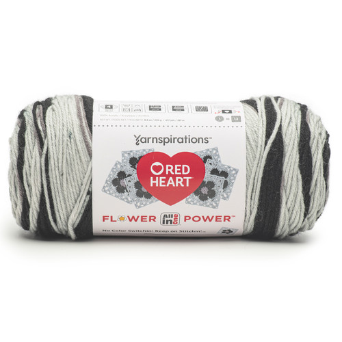 Red Heart All In One Granny Square Yarn-BLACK DAHLIA - 5A002GBS-1GHVC - 073650095832
