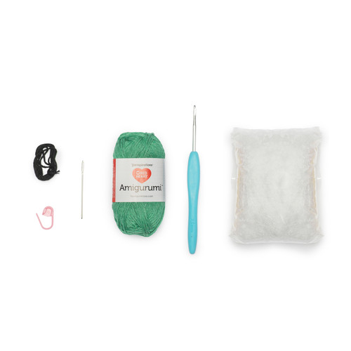 Red Heart Amigurumi Kit-Franco The Frog - 5A002GBY-1GHVB Red Heart Amigurumi Kit-Franco The Frog - 5A002GBY-1GHVB