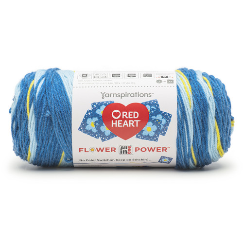 Red Heart All In One Granny Square Yarn-BLUEBELL - 5A002GBS-1GHVF - 073650094378