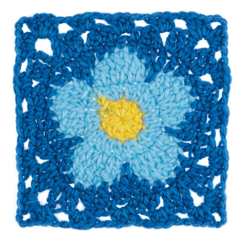 Red Heart All In One Granny Square Yarn-BLUEBELL - 5A002GBS-1GHVF