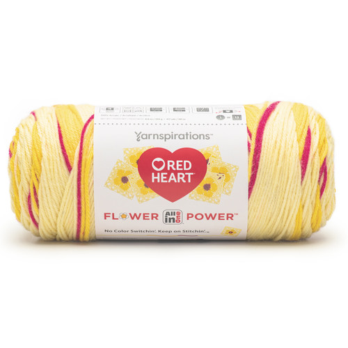 Red Heart All In One Granny Square Yarn-DILLY DAYLILY - 5A002GBS-1GHVG - 073650095863