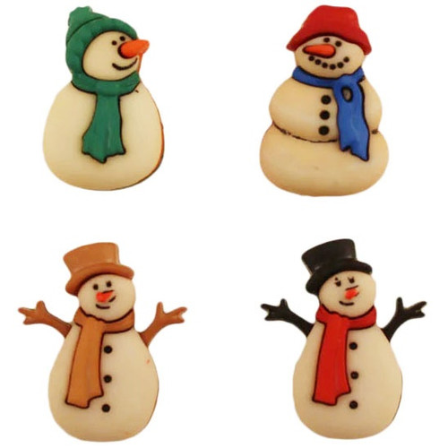 Buttons Galore Button Theme Pack-Old Fashioned Snowmen - BTP-4791 - 840934003896