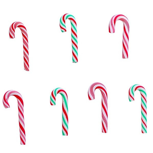 Buttons Galore Flatbacks Embellishments-Candy Canes - 5A002FW5-1GKHW - 840934072250