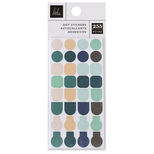 Heidi Swapp Set Sail Dot Stickers-255/Pkg - HS021029 - 765468031989