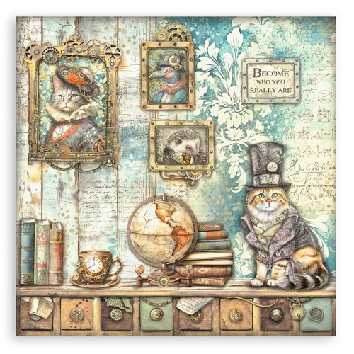 Stamperia Single-Sided Paper Pad 12"X12" 22/Pkg-Alterego - 5A002FRW-1GH80 Stamperia Single-Sided Paper Pad 12"X12" 22/Pkg-Alterego - 5A002FRW-1GH80