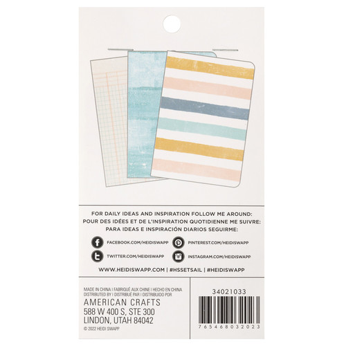 Heidi Swapp Set Sail Mini Blank Notebooks-3/Pkg - HS021033