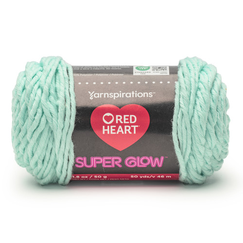 Red Heart Super Glow Yarn-SPECTRAL SEAFOAM - 5A002GBW-1GHVR - 073650091063 Red Heart Super Glow Yarn-SPECTRAL SEAFOAM - 5A002GBW-1GHVR - 073650091063