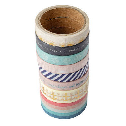 Heidi Swapp Set Sail Washi Tape Rolls-8/Pkg - HS021027