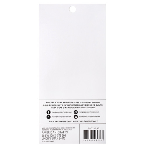 Heidi Swapp Set Sail Clear Stamps-31/Pkg - HS021035 Heidi Swapp Set Sail Clear Stamps-31/Pkg - HS021035