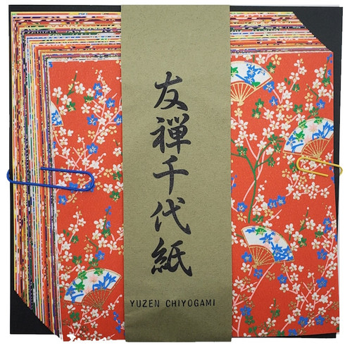 Aitoh Origami Paper 5.87"X5.87" 40/Pkg-Yuzenshi Chiygami - 5A002HVT-1GKFM - 762867014131
