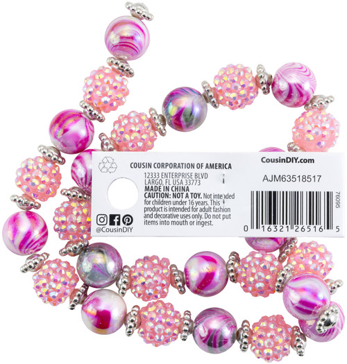 17IN/43CM ACR PNK AB SWRL/SHM-Pnk AB Swrl/Shm - 5A002GMW-1GJ4K