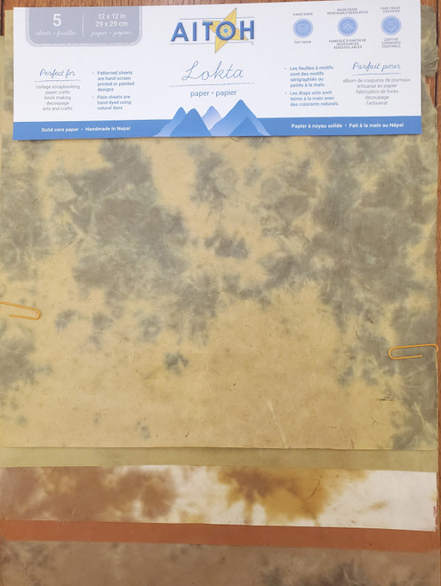 Aitoh Lotka Paper Pack 12"X12" 5/Pkg-Pintos - 5A002HTC-1GKFR - 762867415044 Aitoh Lotka Paper Pack 12"X12" 5/Pkg-Pintos - 5A002HTC-1GKFR - 762867415044