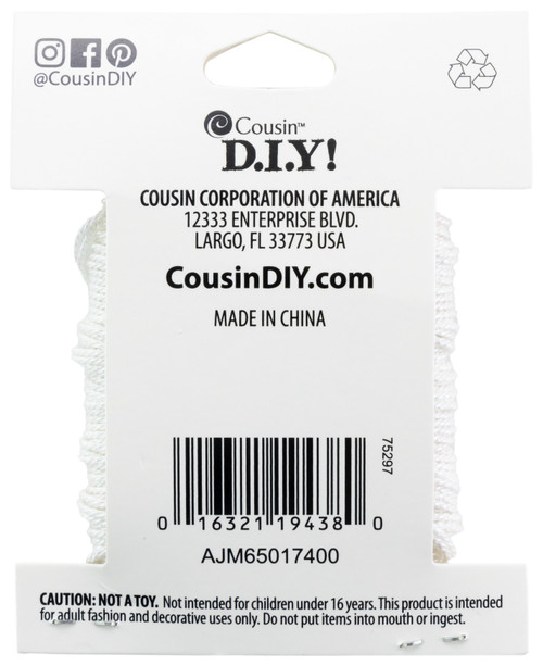 CousinDIY White Thread 20 Yards-White - 5A002GMC-1GJ4X