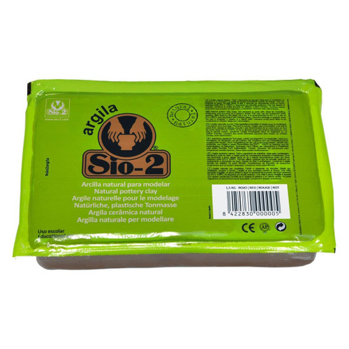 Activa SIO-2 Argila Modeling Clay 2.2lb-Red - 5A002J9Q-1GKWM - 8422830000012