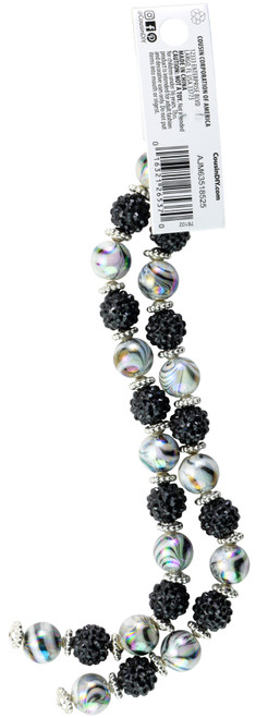 17IN/43CM ACR BLK AB SWRL/SHM-Blk AB Swrl/Shm - 5A002GN6-1GJ66