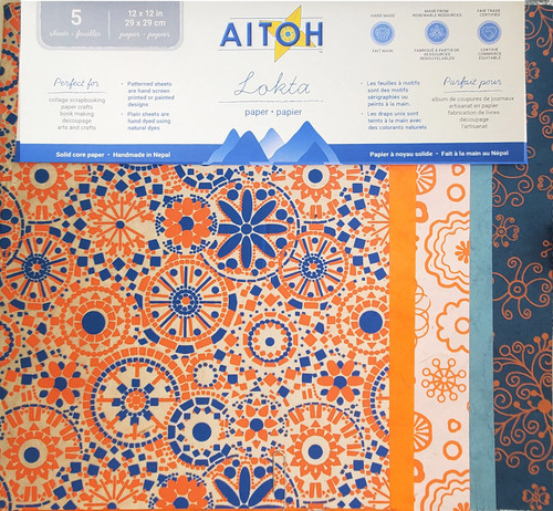 Aitoh Lotka Paper Pack 8.5"X11" 5/Pkg-Oranges - 5A002HW6-1GKD5 - 762867415341