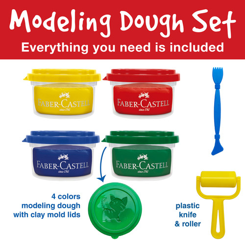 Little Creatives Modeling Dough 4/Pkg-Assorted - 5A002JGB-1GKZB Little Creatives Modeling Dough 4/Pkg-Assorted - 5A002JGB-1GKZB