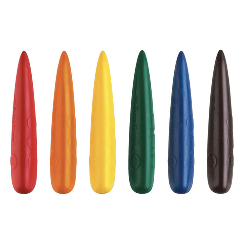 Little Creatives Easy Grasp Finger Crayons-6/Pkg - 5A002JFY-1GKZD Little Creatives Easy Grasp Finger Crayons-6/Pkg - 5A002JFY-1GKZD