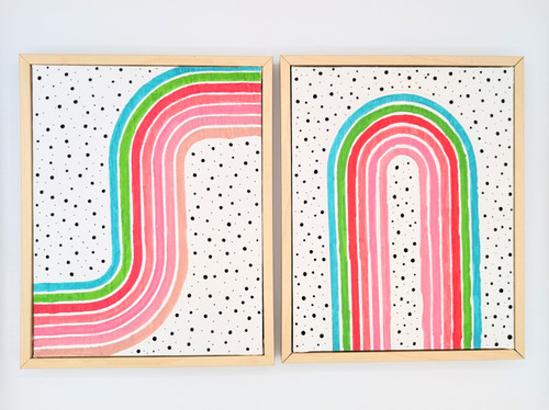 Cousin DIY Paintable Framed Textured Canvas-10"X8", Curved Lines - 5A002GN9-1GJ5F