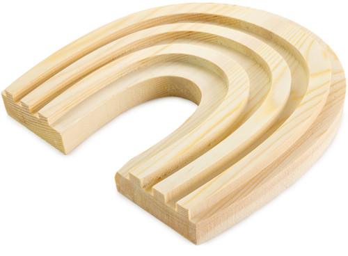 Cousin DIY Natural Wood 8inx8in-Rainbow - 5A002GNG-1GJ64