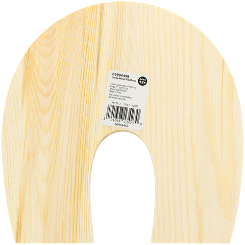 Cousin DIY Natural Wood 6.5"X6.5"-Rainbow 5A002GNG-1GJ64