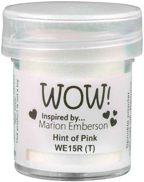 WOW! Embossing Powder 15ml-Hint Of Pink - WOW-1GL1W - 5056333104729