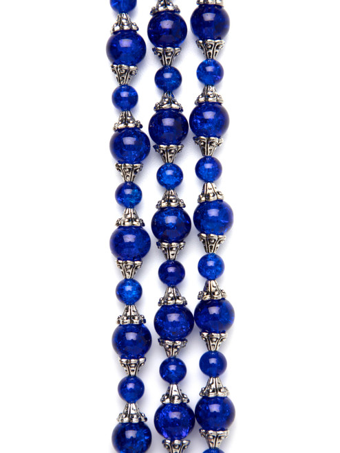 CousinDIY Glass Strand-Dark Blue - 5A002GMQ-1GJ4D