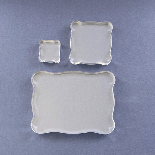 Tonic Studios Acrylic Stamping Blocks-1"x1"; 2"x2"; 3"x4" - 5A002280-1G4WG Tonic Studios Acrylic Stamping Blocks-1"x1"; 2"x2"; 3"x4" - 5A002280-1G4WG