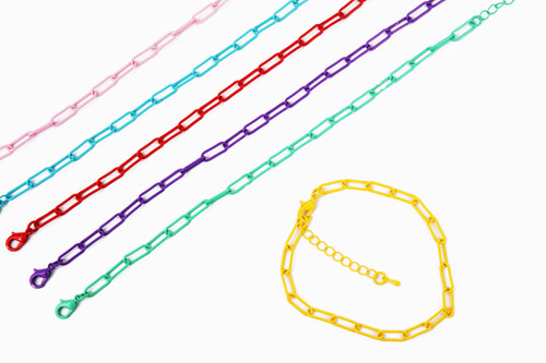 Cousin DIY Enamel Bracelets 6/Pkg-Multi-Color - 5A002GMH-1GJ51 Cousin DIY Enamel Bracelets 6/Pkg-Multi-Color - 5A002GMH-1GJ51