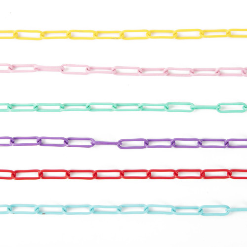 Cousin DIY Enamel Chains 6/Pkg-Multi-Color - 5A002GM2-1GJ54 Cousin DIY Enamel Chains 6/Pkg-Multi-Color - 5A002GM2-1GJ54