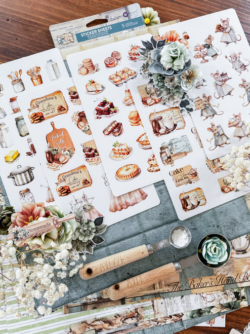 The Home Baker Stickers-5 Sheets - 5A002GH1-1GJ0C The Home Baker Stickers-5 Sheets - 5A002GH1-1GJ0C